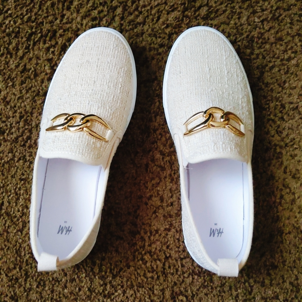 H&M summer slip-on shoes